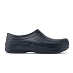 Shoes for Crews Clogs for Men Women Slip On Work Clogs shoes Slip Resistant Water Resistant Unisex Comfort Slip-on Mules Classic Platform Clog, Black (Radium), 11 Women/9 Men