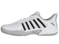 K-Swiss Pickleball Supreme Shoe, Men and Women, White/High Rise/Black, 13