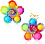 Gigilli Fidget Spinners Pop 2 Pack, Sensory Fidget Toys for Kids 8-12 4-8 Bulk, ADHD Autism Fidget Toys for Toddler 1-3 Boys Girls, Stress Anxiety Relief Classroom Prizes Newborn Toys Birthday Gifts