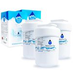 3-Pack Replacement for General Electric PFSS2MJYCSS Refrigerator Water Filter - Compatible with General Electric MWF, MWFP Fridge Water Filter Cartridge