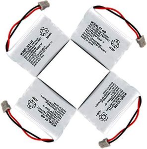 OXWINOU BT446 BT-446 BBTY0503001 BT-1004 BT-1005 GE-TL26402 BT-504 CPH-488B Handset Phone 3.6V 800mAh Rechargeable Battery Compatible with Uniden Cordless Phone(4 Pack)