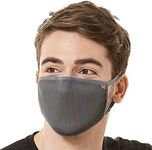 Naroo F.U Plus - Reusable Anti Dust Breathable Sports Face Mask for Cycling Running for Men & Women (Large, Gray)