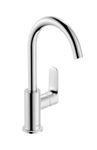 Hansgrohe Rebris S Basin Mixer Tap 210 with Swivel Spout and Pop-Up Waste Set, Chrome, 72536000