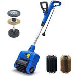 SICENXTOOLS Pro Grout Cleaner Machine for Surface and Creive Lawn Trimmer Weed Wacker with Grout Brush,Removes Grout,Moss,Weed Between Floor Tiles,Patio,Board,Bricks,Deck,Pool,Paver Driveway