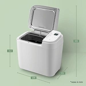 Panasonic Automatic Bread Maker, 21 Programs, Gluten-Free, White