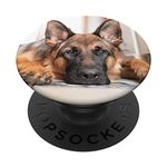 GERMAN SHEPHERD DOG PET ANIMAL DESIGN PopSockets Swappable PopGrip