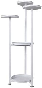 Levede Plant Stand Outdoor Indoor Flower Pots Rack Garden Shelf White 100CM