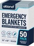 Altland 50 Pack of Emergency Blanke