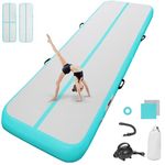Inflatable Tumbling Gym Mat 10cm high 2M Inflatable Air Gymnastics Mat Training Mats Gymnastics tumbling mat with Air Pump