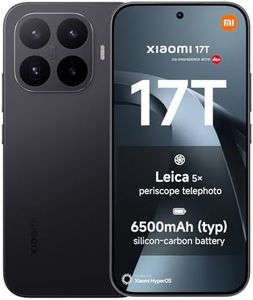 Xiaomi 17T(AU Version), Smartphone 256 GB,Leica 5X Telephoto, 6.59" 120Hz Eye-Care Display, 6500mAh (typ) Silicon-Carbon Battery, 67W HyperCharge, Dual SIM, Black