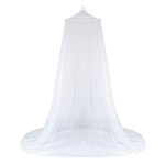 GWHOLE Large Mosquito Net Bed Canopy Netting for Single to King Size Beds, White