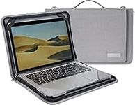 Broonel Grey Leather Laptop Messeng