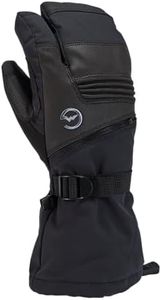 Gordini Women's Gore-Tex Storm 3-Finger Glove, Black, Medium