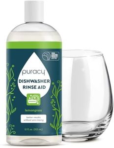 Puracy Dishwasher Rinse Aid Cleaner - Spot & Residue Free, Dishwasher Drying Agent - Must Haves from TikTok Made Me Buy It (Lemongrass, 12 Oz)