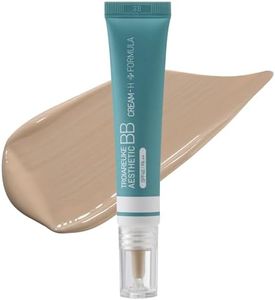 TROIAREUKE Aesthetic BB Cream H+ Formula SPF50+ PA+++, Lightweight Blemish Balm, Tinted Moisturizer with Medium Coverage, Lasting Foundation Makeup Base for Oily Skin | Korean Beauty Makeup