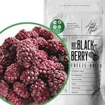 Freeze Dried BlackBerry | 90g Natural Raw Unsweetened Freeze Dried Fruit as Healthy Snacks for Adults | Freeze Dried Berries Fruits for Drinks, Porridge, Cocktails | No Added Sugar ZingyZoo