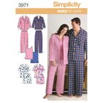 Simplicity Sewing Pattern 3971 Plus Size Sleepwear, BB (X-Large - XX-Large - XXX-Large)