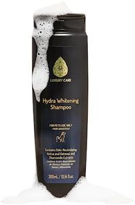 Hydra Luxury Care Whitening Pet Shampoo | Contains an Optical Brightener That Reduces The Yellow in The Coat | Odor Neutralizing Active & Oatmeal Extract Moisturizes and Softens The Coat – 300 ml