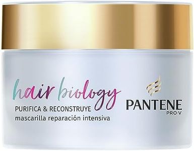 Pantene Pro-V Hair Biology Purifica & Reconstruye Mascarilla 160 ml, Para Raíces Grasas Y Puntas Secas