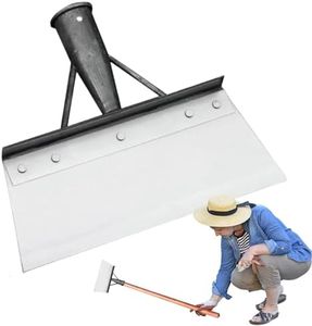 Flat Head Shovel - Lightweight Metal Ergonomic Cleaning Shovel | Gardening Supplies, Multifunctional Sturdy Hand Weeder Tool for Digging, Gardening, Lawn Edging