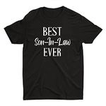 Crazy Love Shirts Best Son-in-Law Ever Unisex Tshirt Gifts for Men, Funny Best Son-in-Law Clothing Tee, XL