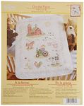 Bucilla On The Farm Crib Cover Stamped Cross Stitch Kit, Cotton, Multicolor