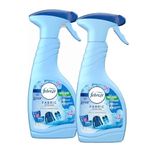 Fabric Freshener Spray Odour Eliminator - Pack of 2 x 500ml Water Based Formula Spring Awakening Fabric Spray, Carpet Freshener with Topline Card. Room Fresheners For Home, Sofas, Carpet