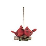 C&F Home Cardinals On Branch Rosy R