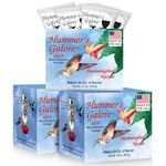 Hummers Galore, Hummingbird Food, All Natural Hummingbird Nectar for Healthy Hummingbirds, 3 Boxes of 4 Packets each