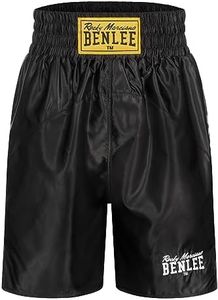 BENLEE Rocky Marciano Men's Boxhose Bonaventure Boxing Trunk-Black, Medium, S