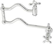 Kingston Brass KS2101AX Heritage Pot Filler, Polished Chrome