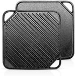 1-Piece 10.6 inch Cast Iron Griddle