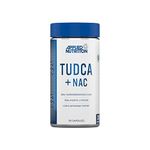 Applied Nutrition TUDCA + NAC Capsules - Tauroursodeoxycholic Acid, Liver Support Supplement Enhances Bile Production, Boosts Digestion and Immune System Support (90 Capsules - 30 Servings)