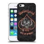 Head Case Designs Officially Licensed Motorhead Ace Of Spades Vintage Key Art Soft Gel Case Compatible With Apple iPhone 5 / iPhone 5s / iPhone SE 2016