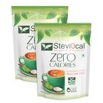 Stevi0cal Stevia Sweetener Powder | 100% Sugar Free Natural | Zero Calorie for Weight Management, Diet, Diabetic Friendly | 350 gm Jar - Pack of Two (2 x 350 gm)