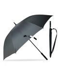 Destinio Auto Open 54 inch Big Umbrella for Rain with UV protection (Black_DGU)