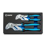 Capri Tools 7 in. and 10 in. Pliers Wrench Set, Parallel Smooth Jaws with Soft Grip Non-Slip Handle