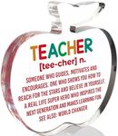 Best Teacher Appreciation Gifts, Unique Gifts Ideas from Students,Teachers Day Gifts for New Teachers, Teacher Keepsake,Teaching Assistant Gift,Teacher Sign for Desk…