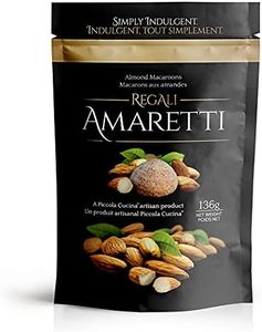 Piccola Cucina Regali Amaretti Italian Almond Macaroon Cookies - 136 g - Gluten Free, Dairy Free