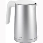 ZWILLING Enfinigy Cool Touch 1-Liter Electric Kettle, Cordless Tea Kettle & Hot Water - Silver