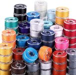 144 Pieces Prewound Bobbins Sewing Thread Bobbins Compatible with Brother/Babylock/Janome/Elna/Singer Embroidery Machine, Size A (24 Colors)