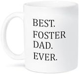 3dRose Best Foster Dad Ever Mug, 15