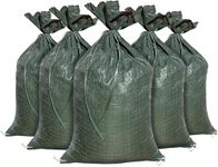 Sandbaggy - Empty Poly Sandbags W/UV Protection - Size: 14" x 26" - Color: Green - Military Grade (100 Bags)