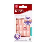 Kiss Everlasting Real Medium Length French Nails, Pearl White Tip