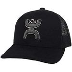 HOOEY Sterling in Black Curve Bill Cap