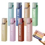Flysmus Lusty Pheromone Perfume Peach, 4/8PCS Flysmus Lusty Lure Feromone Perfume, Pheromones Perfumes for Women, Feromonas Perfume, Peach Roll on Perfume, Long Lasting Perfume Oil (8PCS)