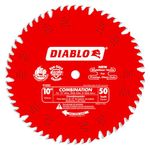Freud D1050X Diablo 10-Inch 50-tooth ATB Combination Saw Blade with 5/8-Inch Arbor and PermaShield Coating