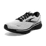 Brooks Men's Ghost 15 D Width Running Shoe (BRK-110393 1D 11631B0 11 (121) White/Black)