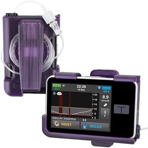 SavvyBloom Tandem Tslim X2 Pump Case with Clip Accessories, Insulin Pump Holder Accessories for t:Slim/t:Slim X2/t:Slim G4 (Case Only) Purple