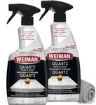 Weiman Quartz Countertop Cleaner and Polish - 24 Ounce (2 Pack) - Clean and Shine Your Quartz Countertops Islands and Stone Surfaces with Ultra Violet Protection